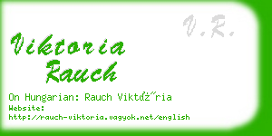 viktoria rauch business card